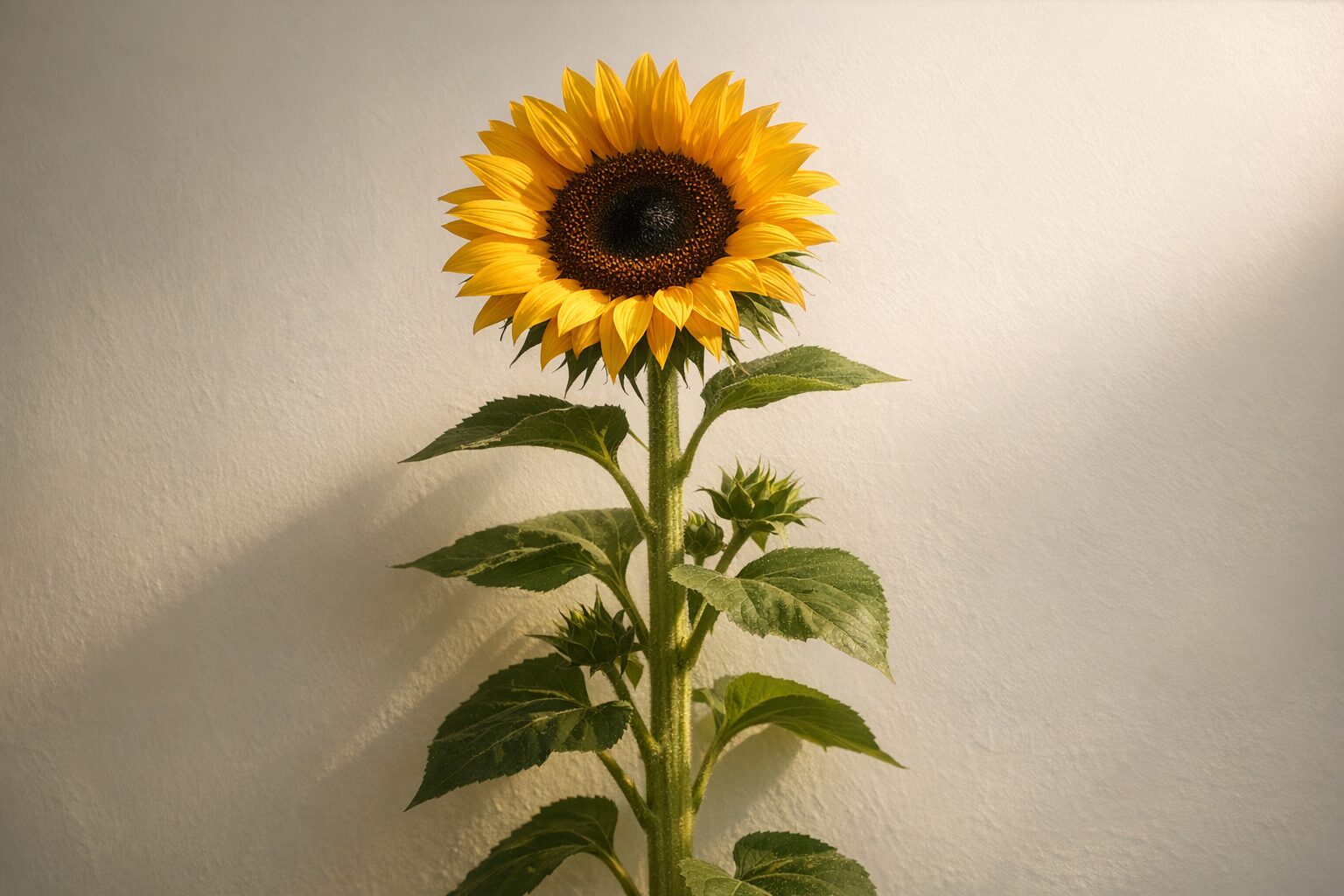 Girasol en floración